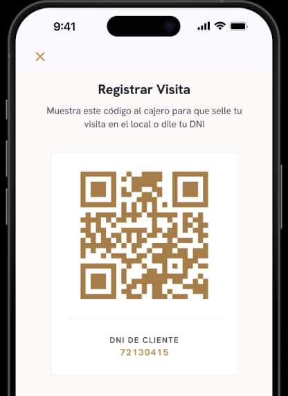 Identifica a tu cliente mediante código QR o DNI
