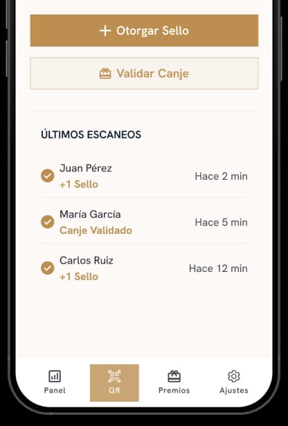 Caja suma sellos o canjea premios